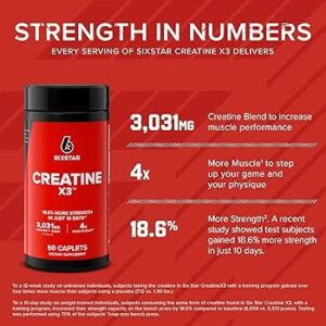 Six Star Creatine X3 – 60 capsules