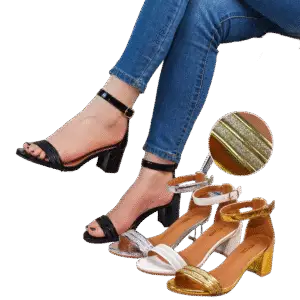 Sandales Hermosa  – Talons Carrés Bloc