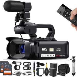Caméscope Vidéo HD Acuvar 6K 64MP – Complet avec accessoires
