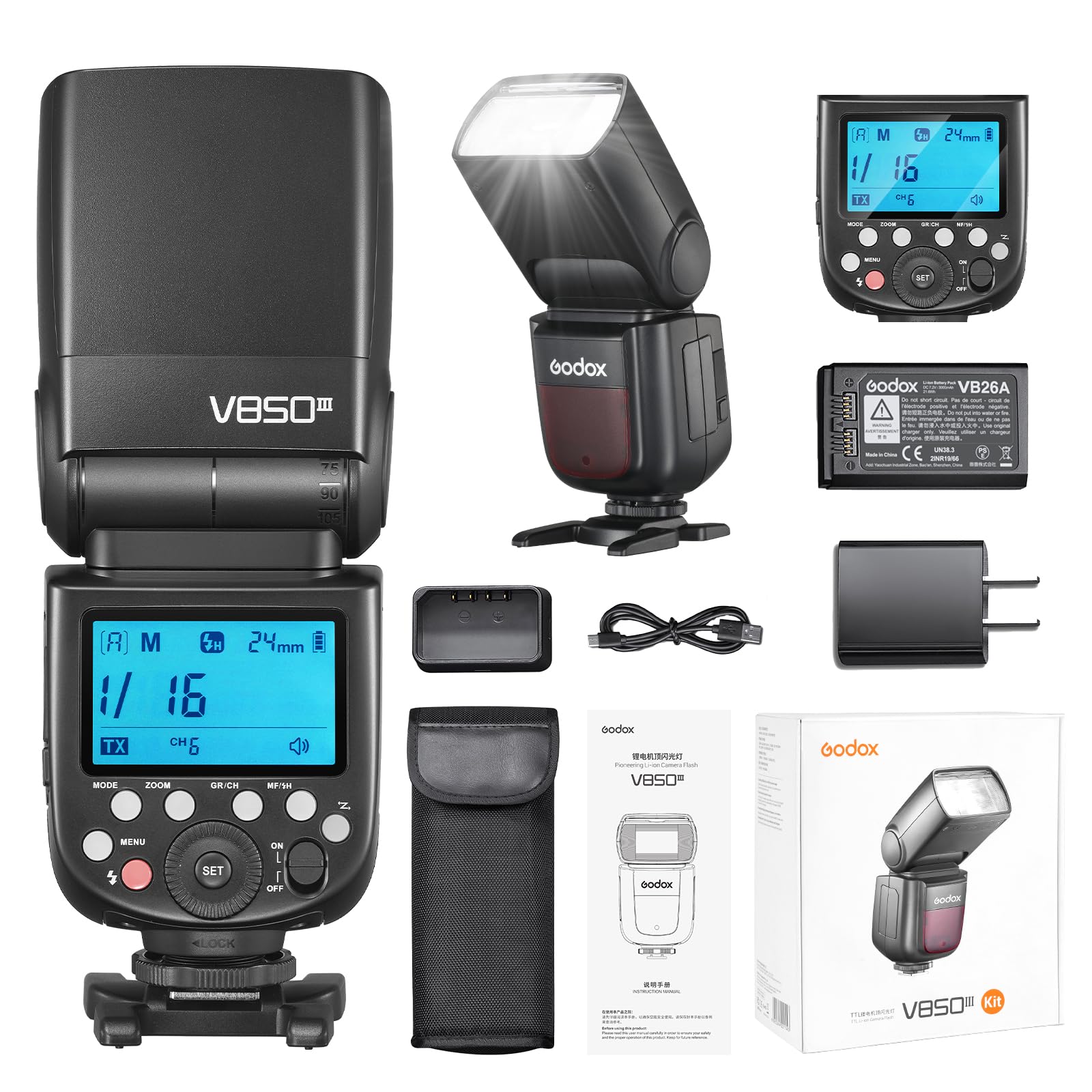 Flash Cobra Godox V850III
