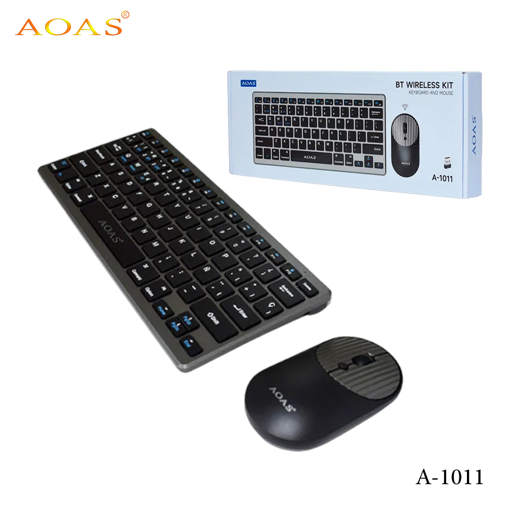 AOAS A-1011 – Clavier et Souris Sans Fil