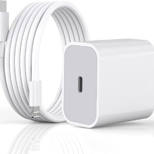 Chargeur iPhone USB-C + Adaptateur Secteur – Charge Rapide 20W