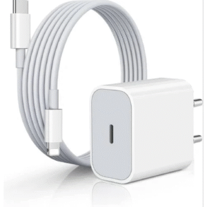 Chargeur iPhone USB-C + Adaptateur Secteur – Charge Rapide 20W