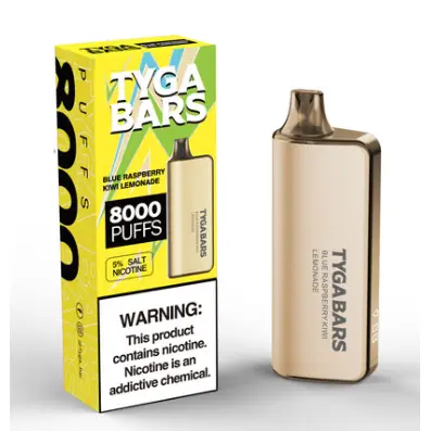 Tyga Bars 8000 Puffs – Vape Jetable Haute Performance