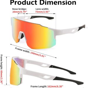 Lunettes de Cyclisme Enveloppantes UV400 Sport Homme & Femme
