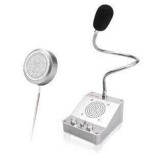 Interphone Guichet  – Système Bidirectionnel pour Vitre