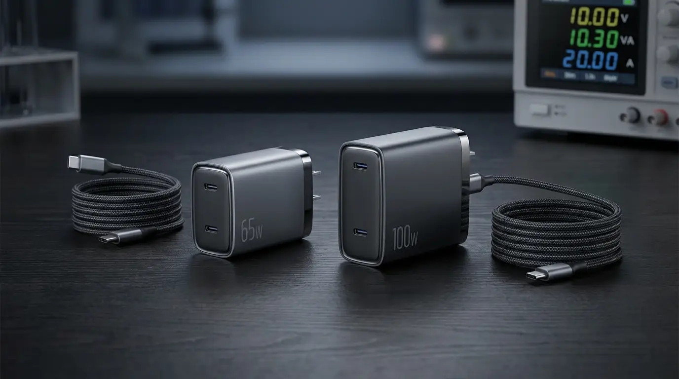 Chargeur rapide - featured visual guide for Chargeur rapide : Quel difference entre 65W et 100W ?