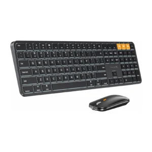 Clavier et Souris Bluetooth ProtoArc KM100-A Rétroéclairé – Gris Sidéral