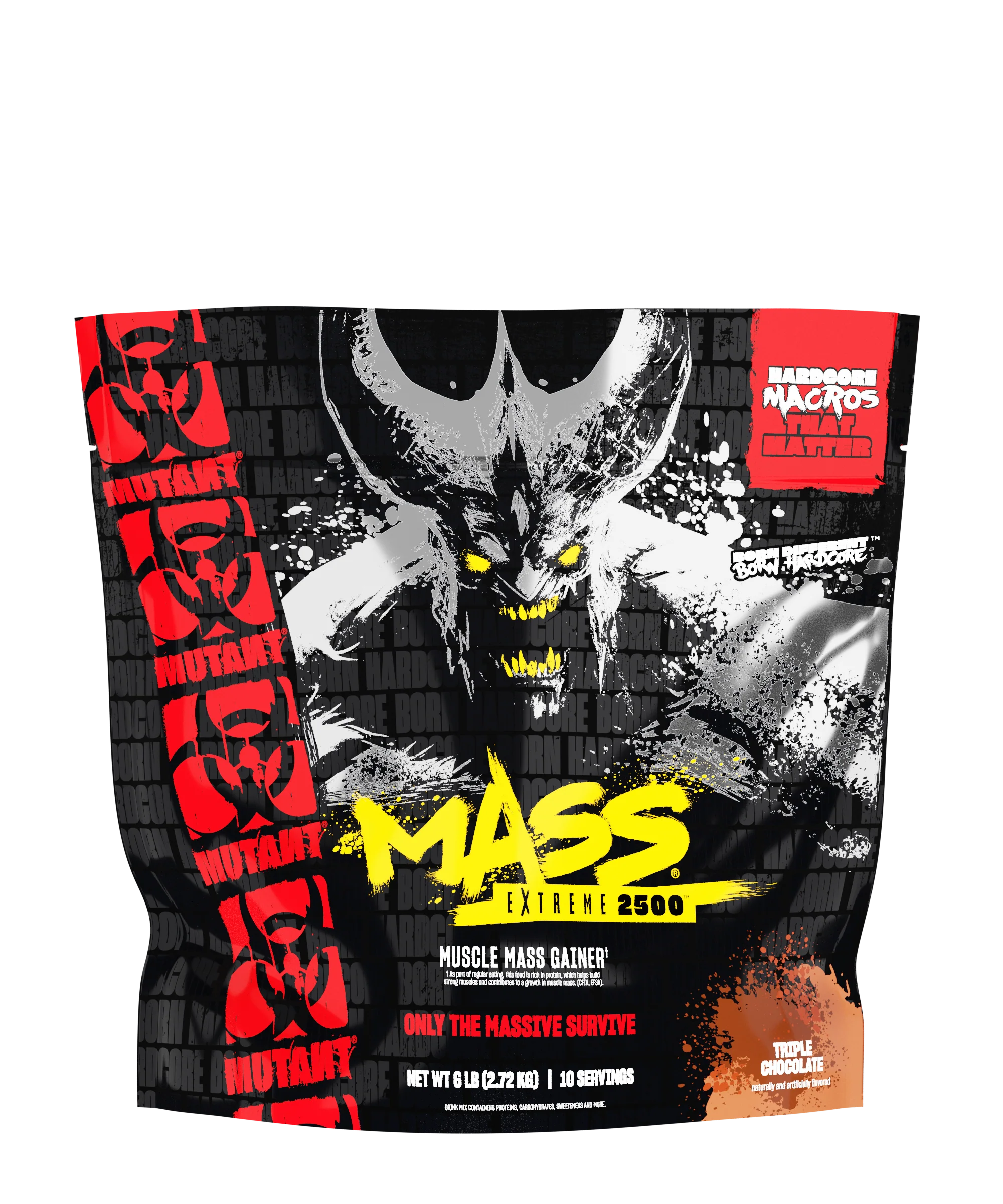 Mutant Mass Extreme 2500 Triple Chocolate 6 lb – Gainer Prise de Masse