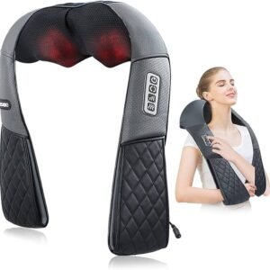 Masseur Shiatsu Medcursor pour Nuque et Épaules – Massage Chauffant Électrique Portable