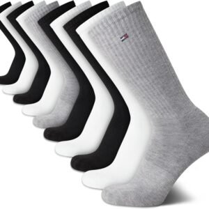 Tommy Hilfiger Chaussettes Mi-Mollet Rembourrées Homme – Pack de 6