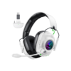 Casque Gaming Sans Fil Krysenix Blanc RGB – 2.4 GHz & Bluetooth 5.4